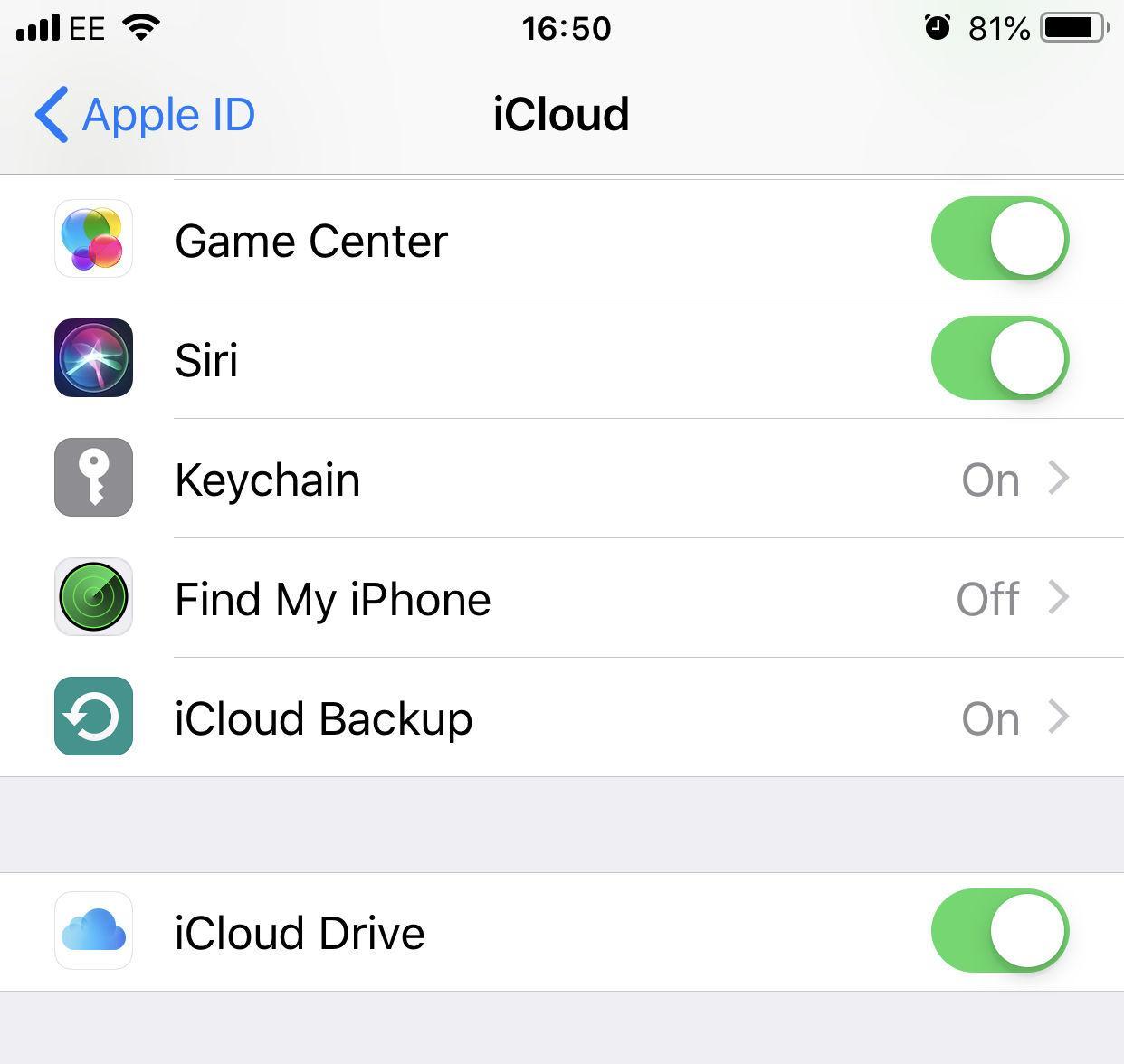 How to create iphone backup to icloud
