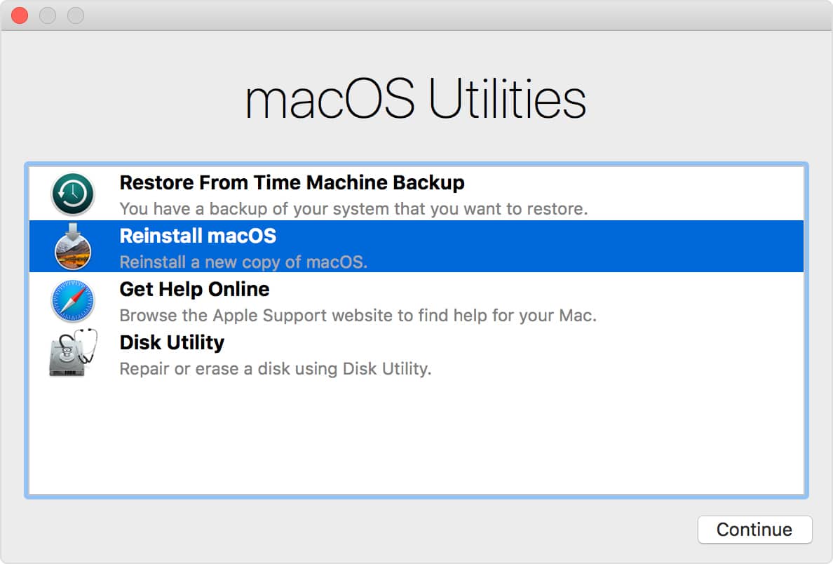 Restore a Mac