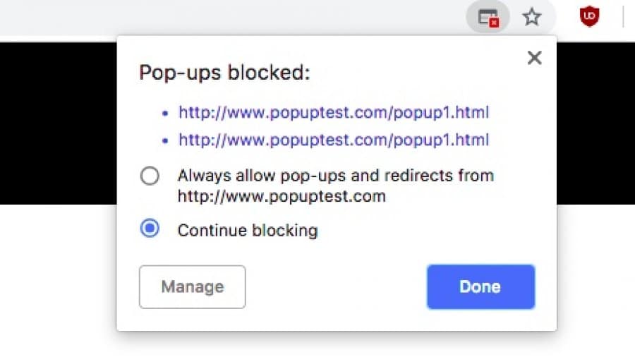 Pop-Up Blocker