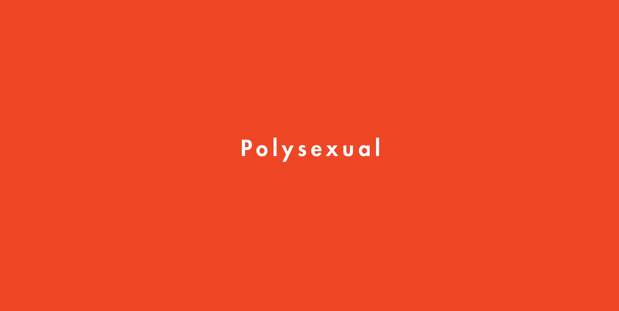 Polysexual