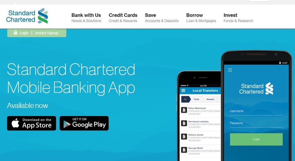 Standard Chartered Mobile Banking App
